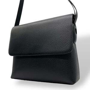 Gucci GUCCI Shoulder Bag Handbag Leather Black Silver Hardware Vintage Women's A